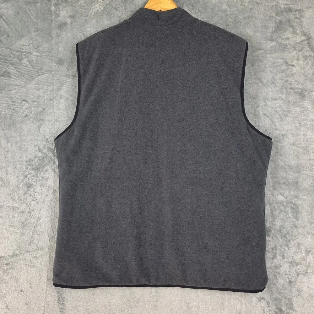 Nike Vest Mens XL Golf Reversible Quilted Fleece Full Zip Fleece Synthetic Fill